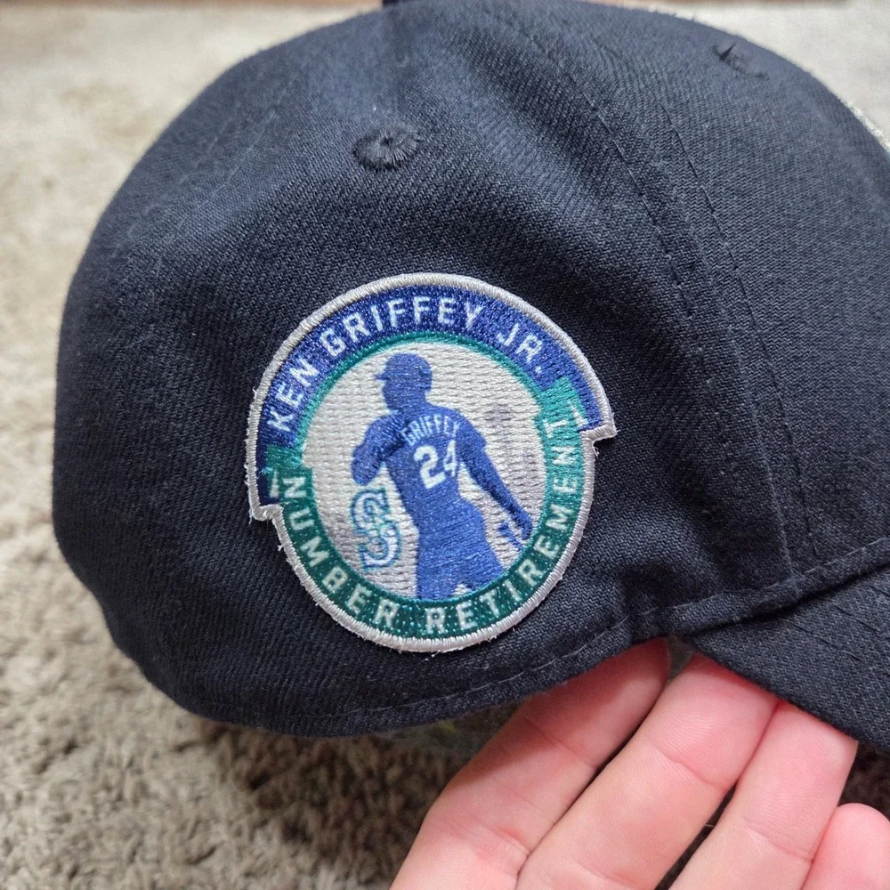 New Era Seattle Mariners Ken Griffey Jr Retirement Hat Mens OSFM Navy‎ Blue